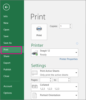 Click & Print