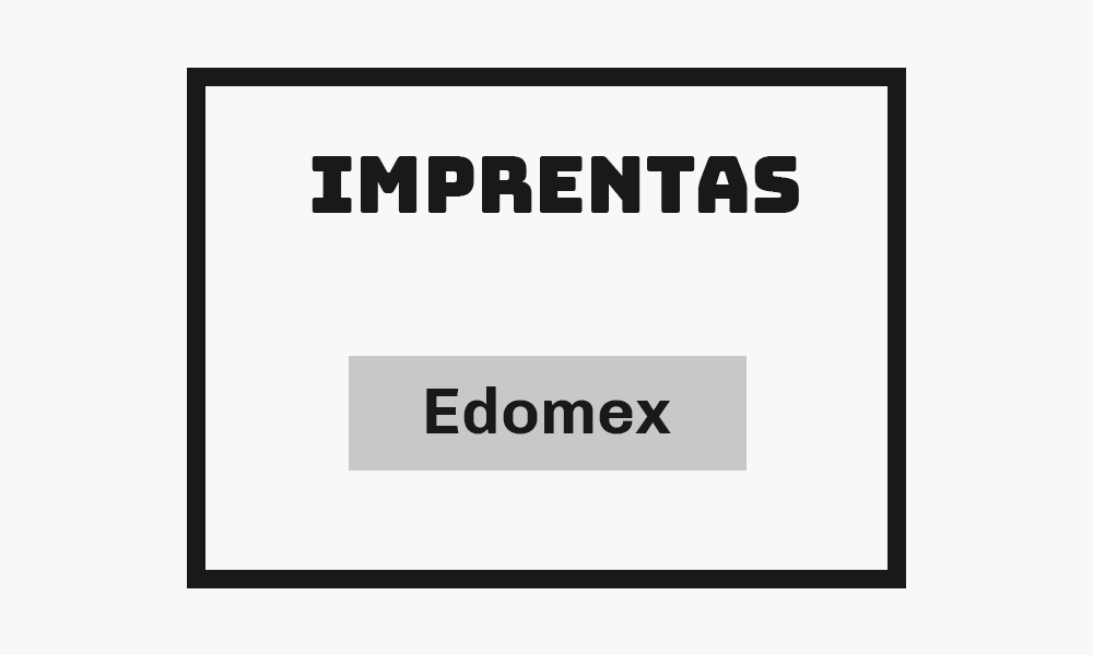 Imprentas En Estado De México