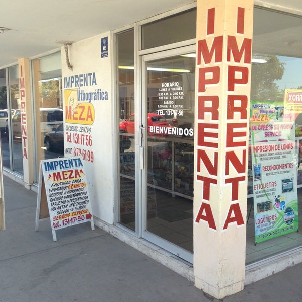 Imprentas En Guasave